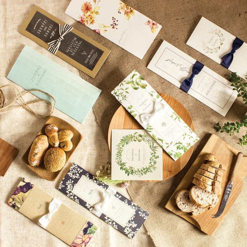 この春オススメの結婚式ペーパーアイテム大集合 2018 Vol.1：グラフィック編 favori blog ファヴォリ
