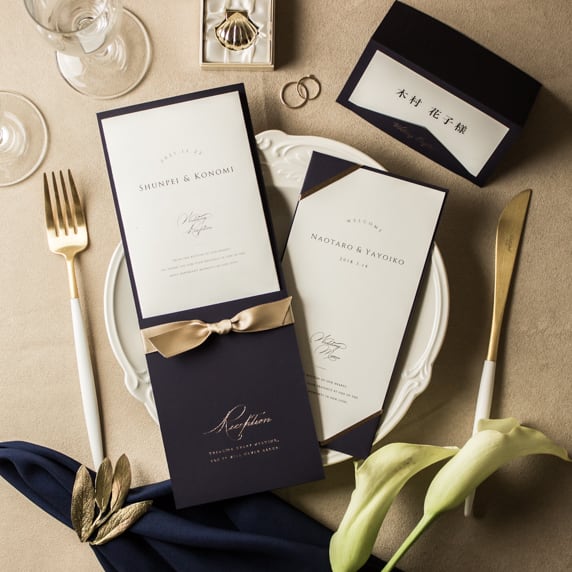 招待状手作りの新しいカタチ「favori クラウド」｜ジェーン ネイビー