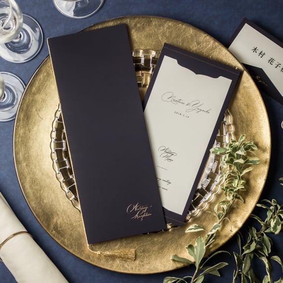 招待状手作りの新しいカタチ「favori クラウド」｜ヴィアンヌ ネイビー