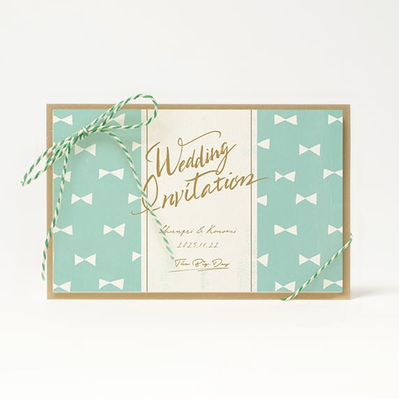 結婚式 招待状 Glassy ネイビー｜ハッピーリーフの結婚式 招待状 25枚 ライトブルー レーザーカット ウェディング招待状カード 封筒付き 無地インナーシート リボン 結婚式 ブライダルシャワー キ