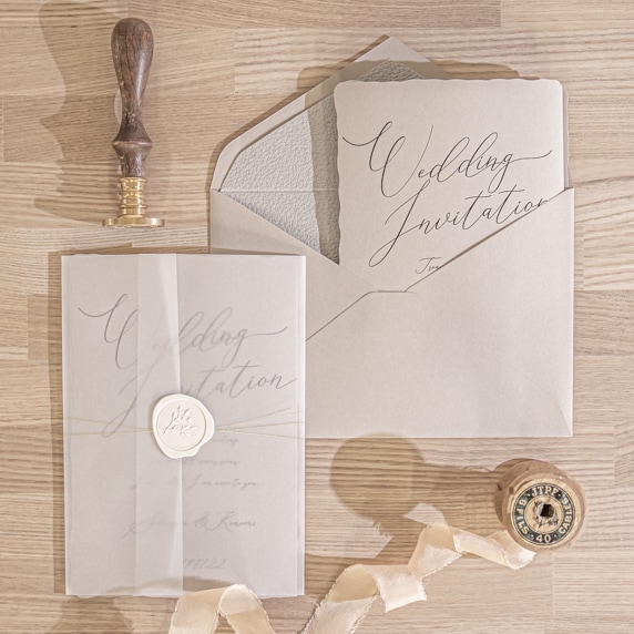 招待状手作りの新しいカタチ「favori クラウド」｜シータ ベージュ[BGW