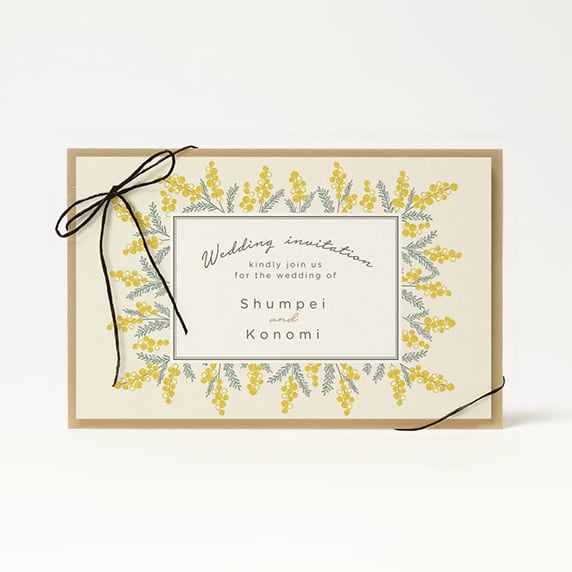 招待状手作りの新しいカタチ「favori クラウド」｜ナチュラルミモザ