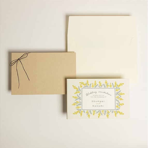 招待状手作りの新しいカタチ「favori クラウド」｜ナチュラルミモザ