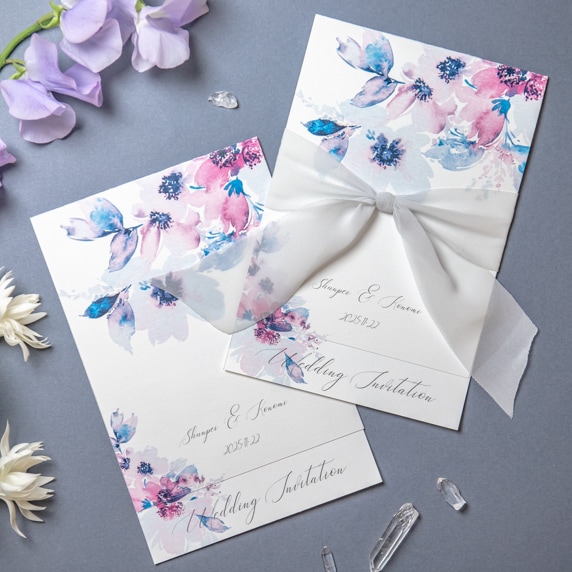 Floral Ink Blue[CB]