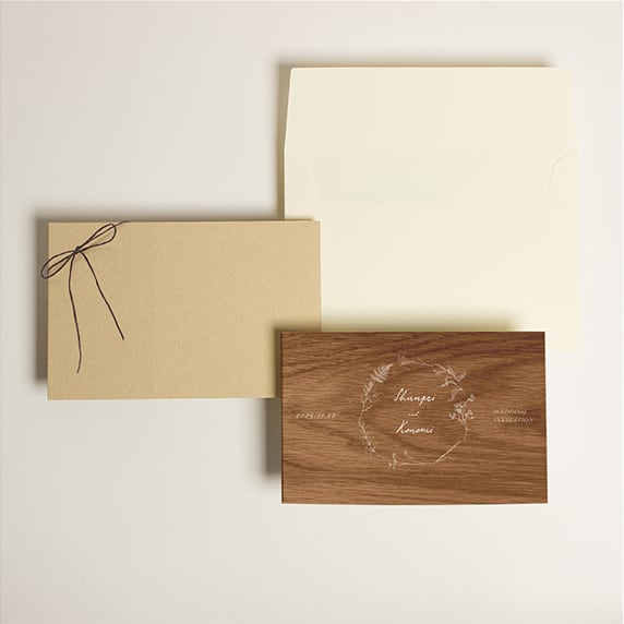 招待状手作りの新しいカタチ「favori クラウド」｜モクメ マホガニー