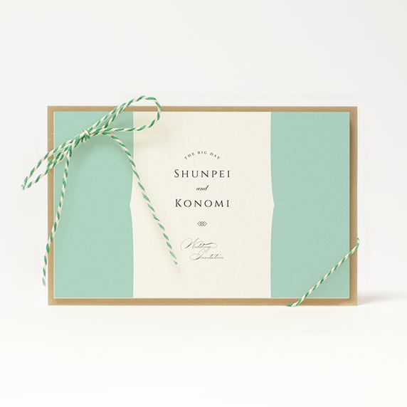 招待状手作りの新しいカタチ Favori クラウド コート エメラルド Ga 招待状