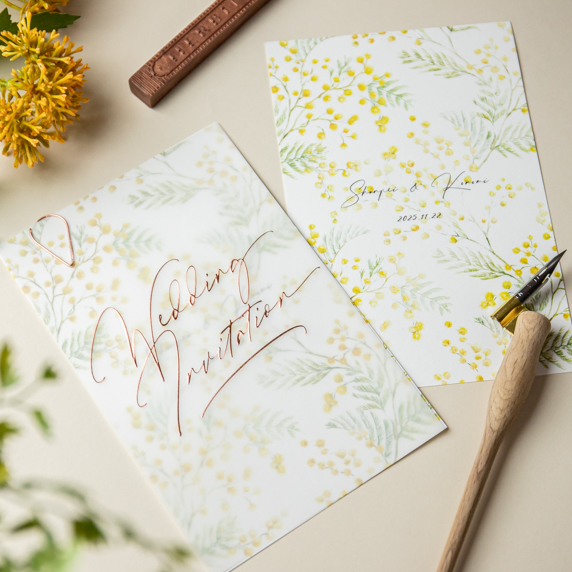 招待状手作りの新しいカタチ「favori クラウド」｜テイラー_ミモザ招待状