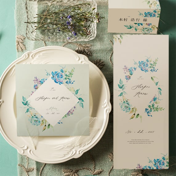 BLUE FLORAL