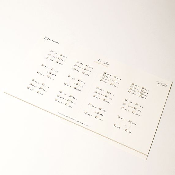 chice様オーダーページ 席次表手作りの新しいカタチ「favori クラウド」｜ヴィーナス席次表