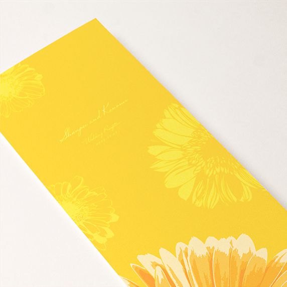 席次表手作りの新しいカタチ「favori クラウド」｜ガーベライエロー