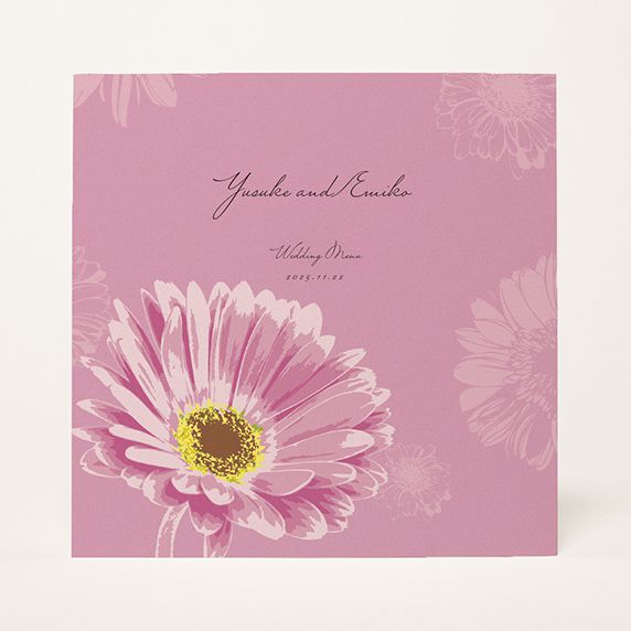 席次表手作りの新しいカタチ「favori クラウド」｜ガーベラパープル