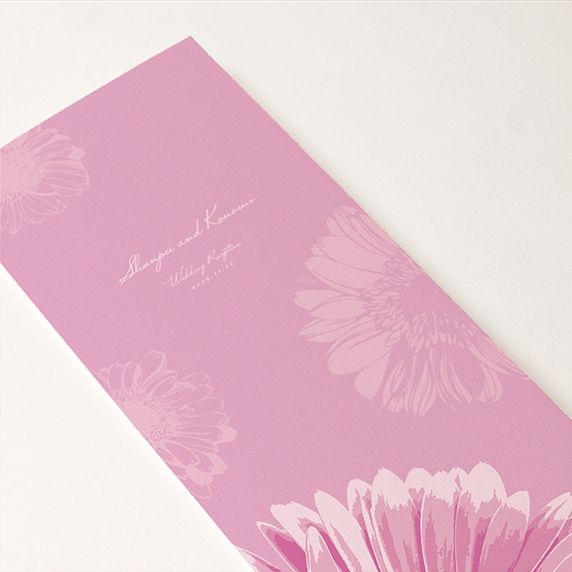 席次表手作りの新しいカタチ「favori クラウド」｜ガーベラパープル