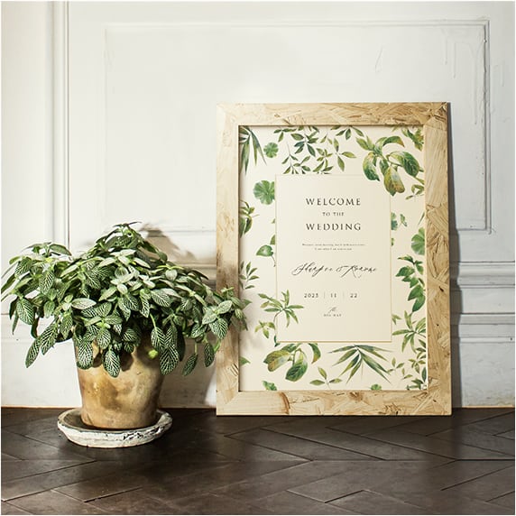 ウェルカムボード手作りの新しいカタチ「favori クラウド」｜【A3