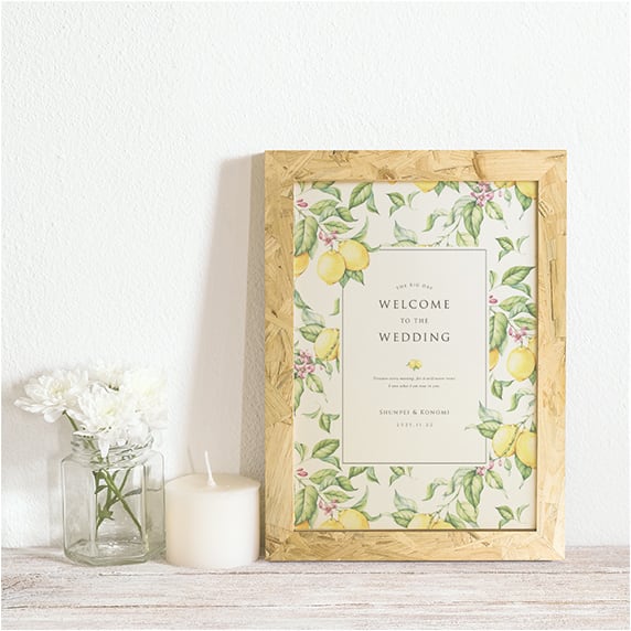 ウェルカムボード手作りの新しいカタチ「favori クラウド」｜【A3