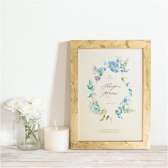 【A3】Blue Floral FI