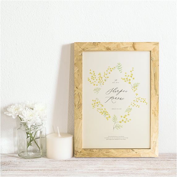 ウェルカムボード手作りの新しいカタチ「favori クラウド」｜【A3