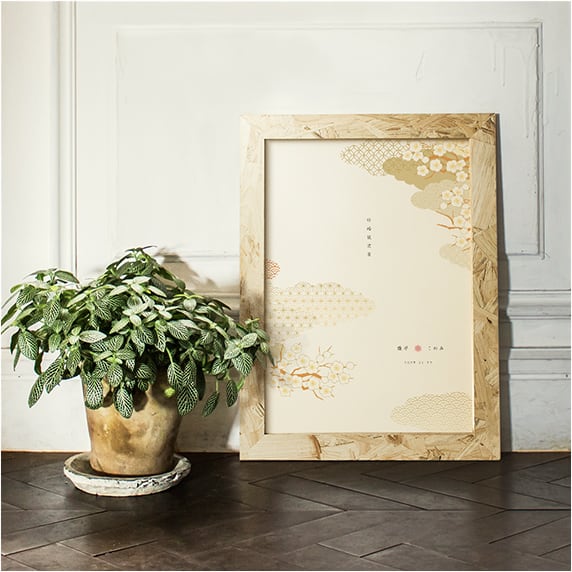 ウェルカムボード手作りの新しいカタチ「favori クラウド」｜【A3