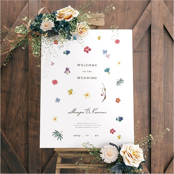 ウェルカムボード手作りの新しいカタチ「favori クラウド」｜【F6