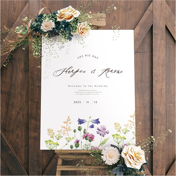 ウェルカムボード手作りの新しいカタチ「favori クラウド」｜【F6