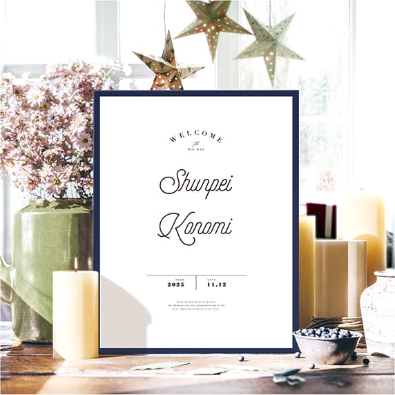 ウェルカムボード手作りの新しいカタチ「favori クラウド」｜【F6