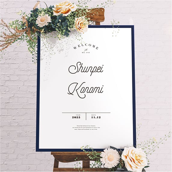 お洒落なウェルカムボードお描きします⭐︎ HAPPY WEDDING✨ オーダーありがとうございました！ ONEPIECE