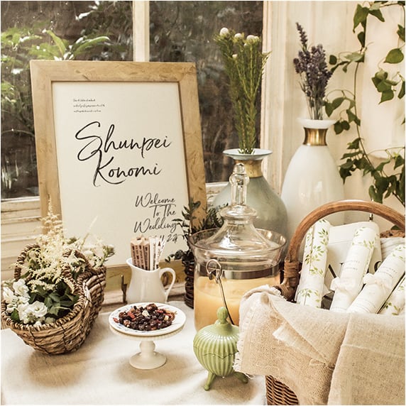 ウェルカムボード手作りの新しいカタチ「favori クラウド」｜【A3